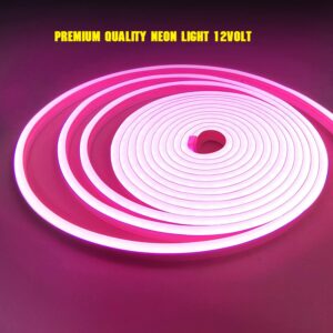pink neon light