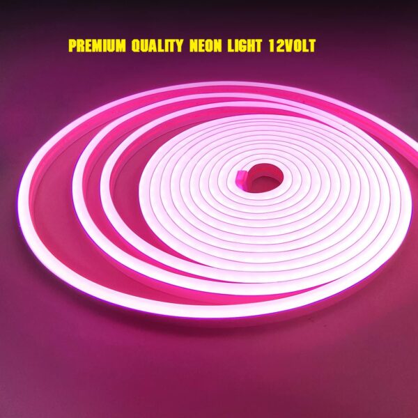 pink neon light