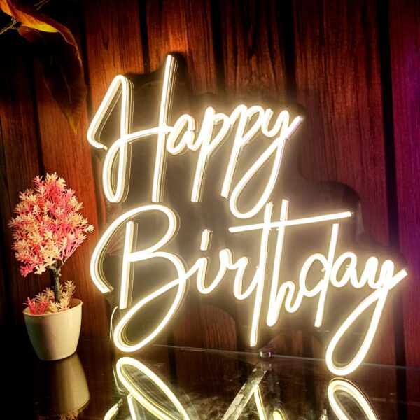 Happy Birthday Neon Light Sign